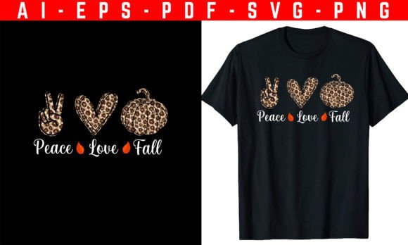 Autumn Fall Groovy T-Shirt Design