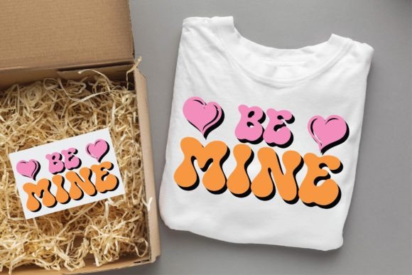 Be Mine Valentine Svg Design for T-Shirt Designs