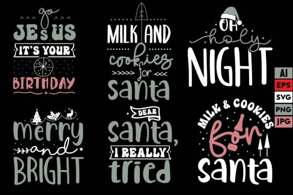 Christmas Bundle Design for T-Shirt Designs