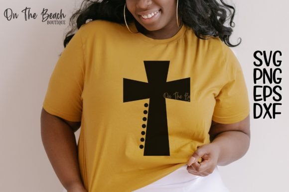 Cross SVG Easter Shirt Design SVG PNG