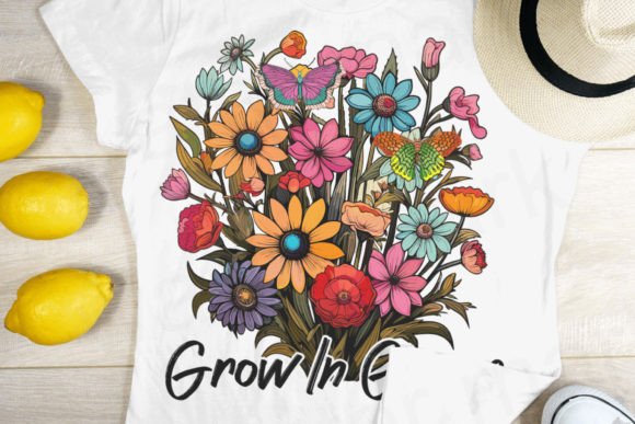 Grow in Grace PNG, T-Shirt Designs