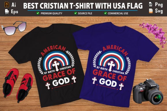 Grunge Flag T-shirt Design and T-Shirt Designs