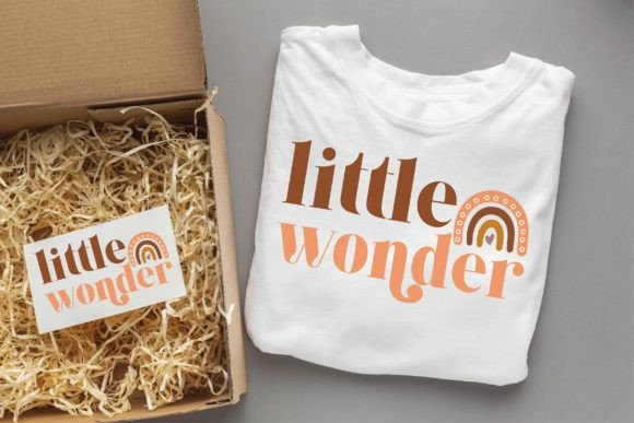Little Wonder Groovy Svg Design for T-Shirt Designs