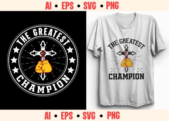 The Greatest Champion T-shirt Design