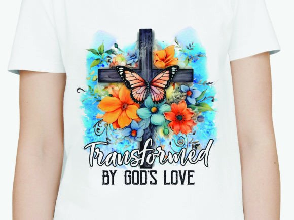 Transformed by Gods Love, Butterfly Png