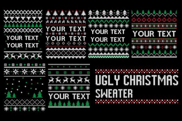Ugly Christmas Sweater T-Shirt Designs