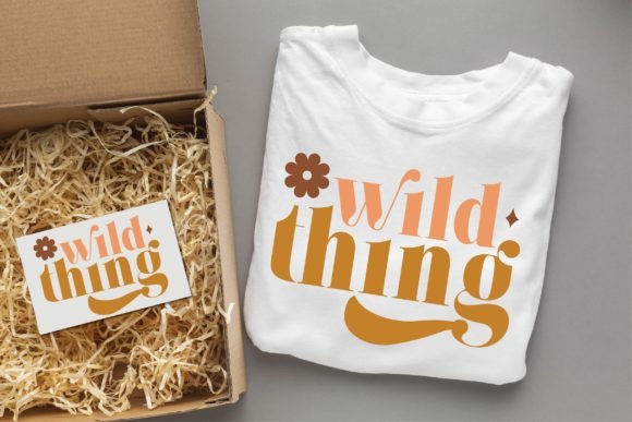 Wld Thing Groovy Svg Design for T-Shirt Designs